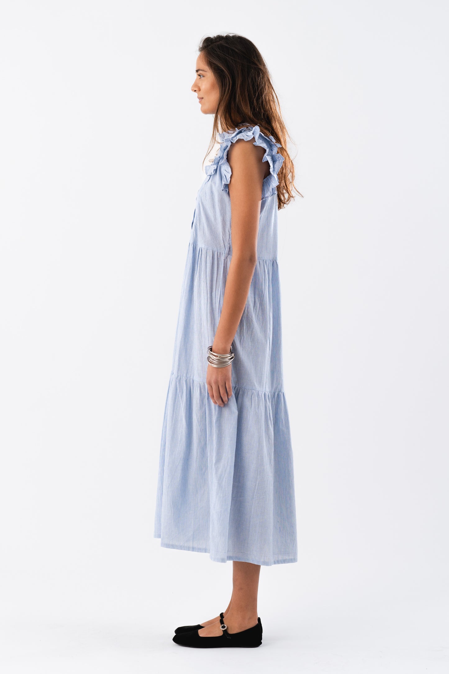 Lollys Laundry HarrietLL Maxi Dress SL Dress 80 Stripe