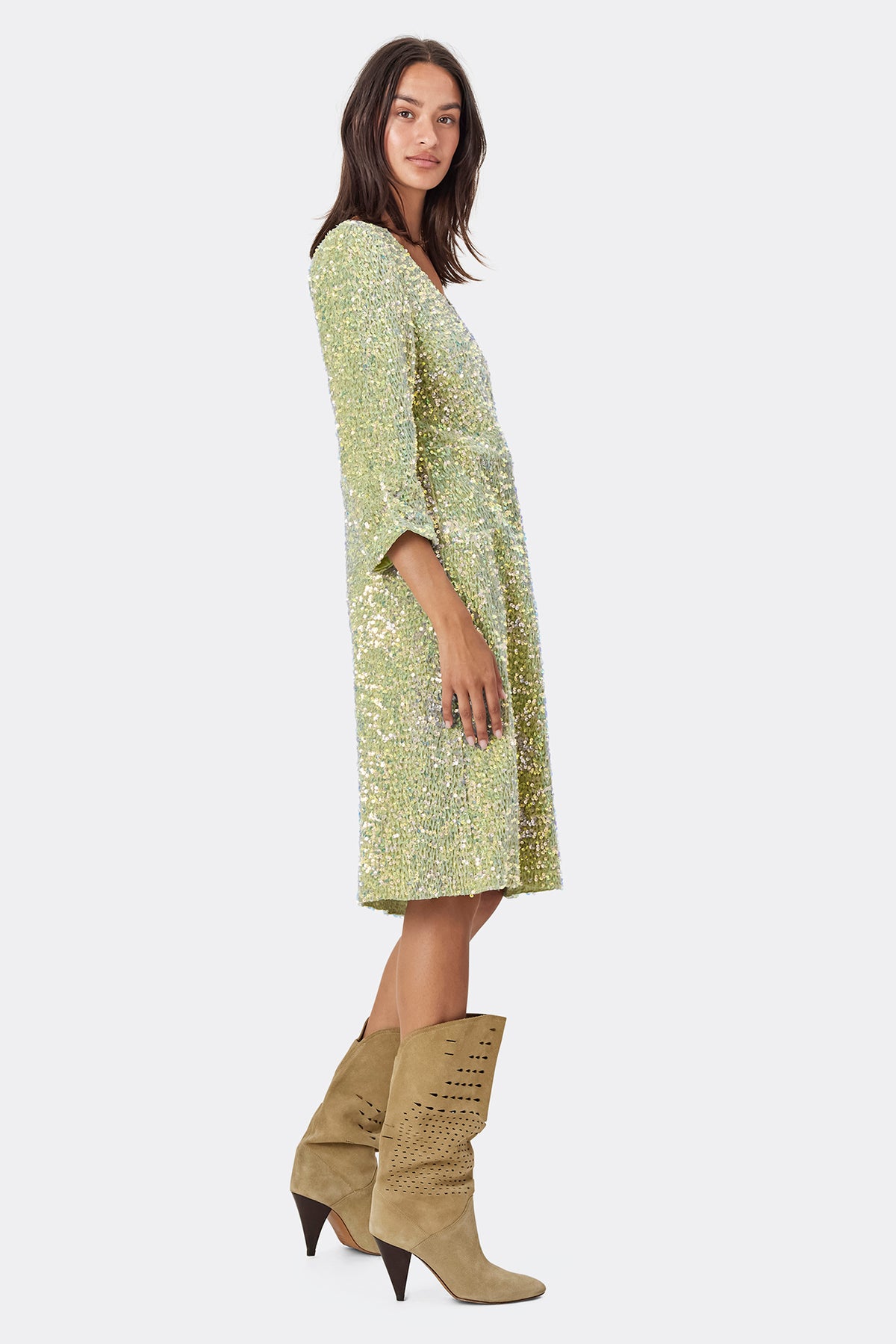 Lollys Laundry HavanaLL Midi Dress SS Dress 41 Light Green