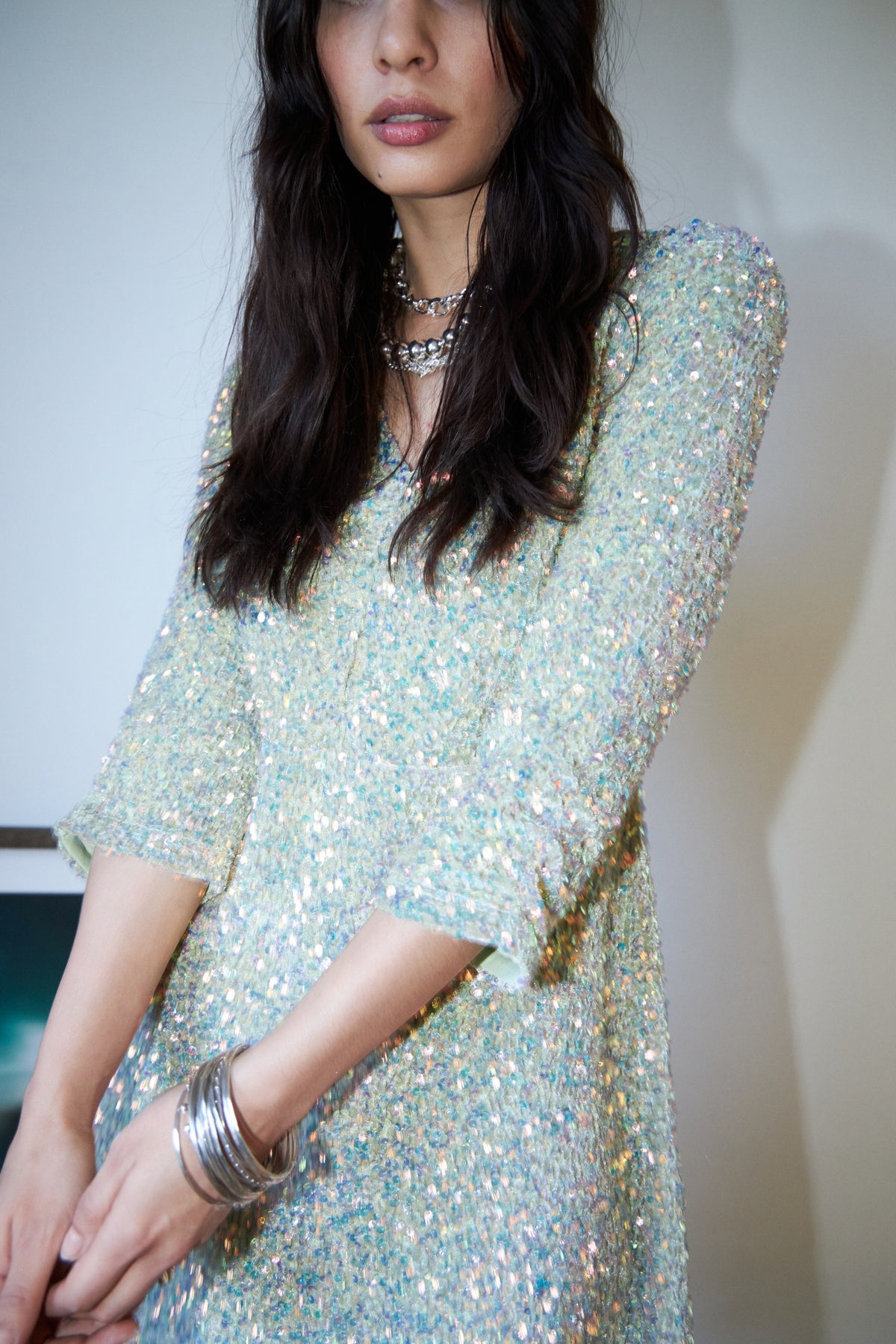 Lollys Laundry HavanaLL Midi Dress SS Dress 41 Light Green