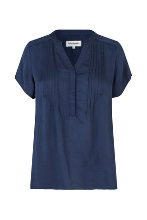 Lollys Laundry HeatherLL Top SS Top 23 Dark Blue