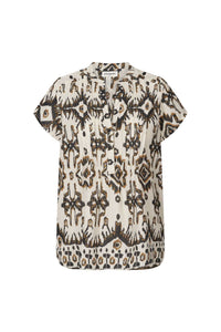 Heather Shirt - Aztec Print