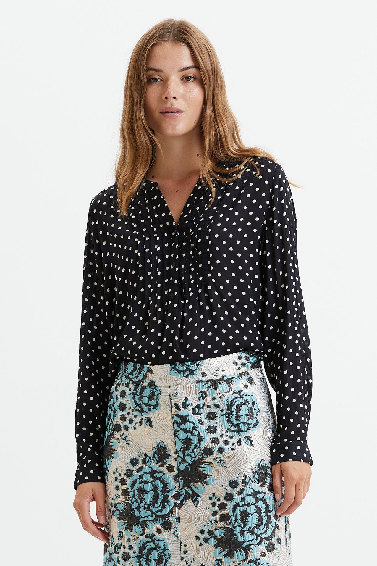 Lollys Laundry Helena Shirt Shirt 76 Dot Print