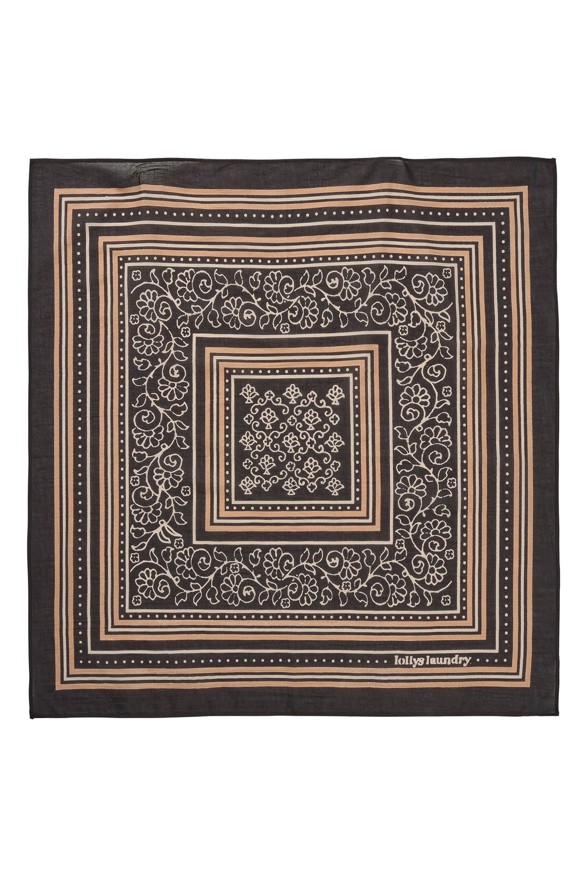 Lollys Laundry HemlockLL Bandana Scarf 99 Black