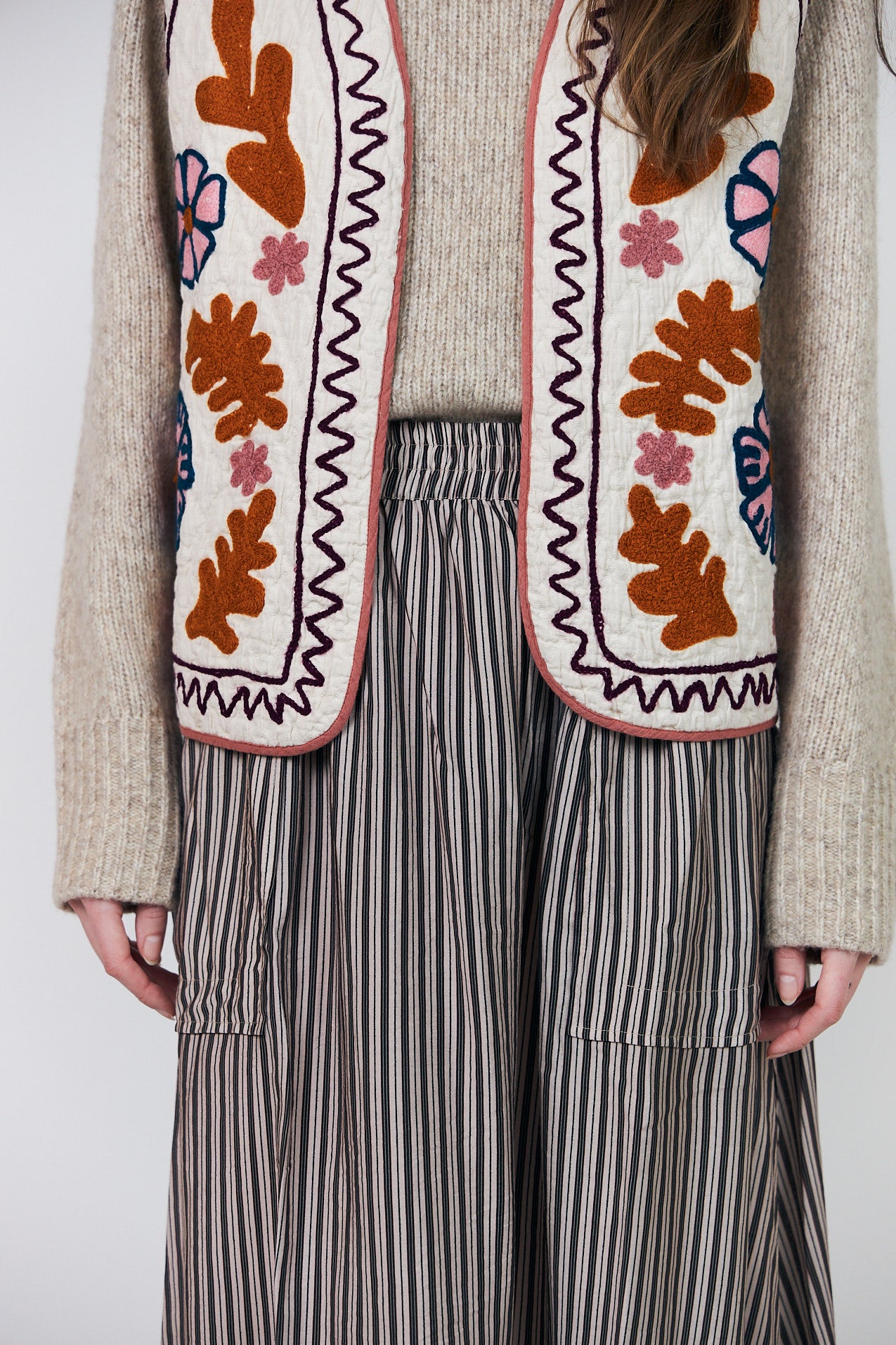Lollys Laundry HoneyLL Vest Vest 02 Creme