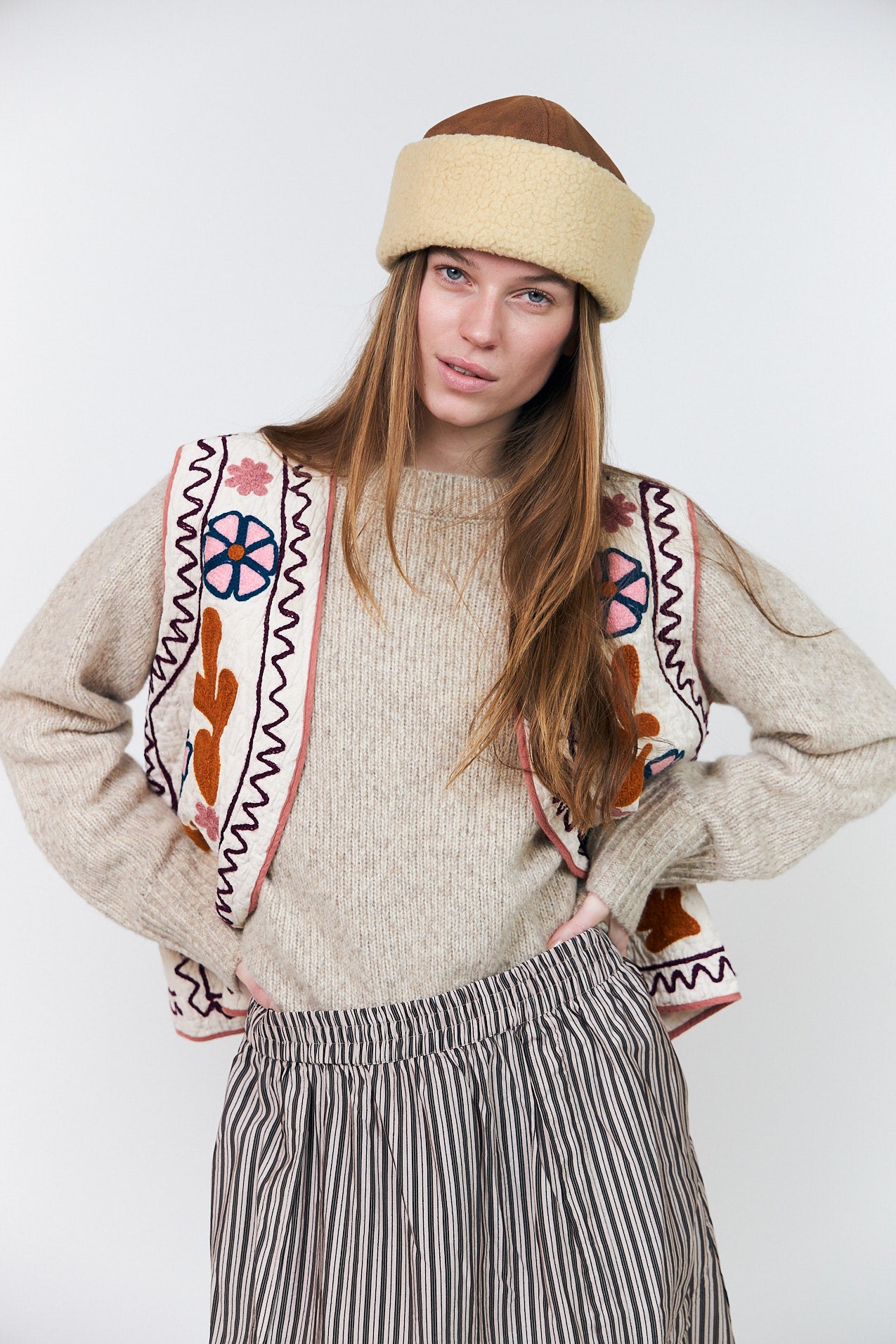 Lollys Laundry HoneyLL Vest Vest 02 Creme