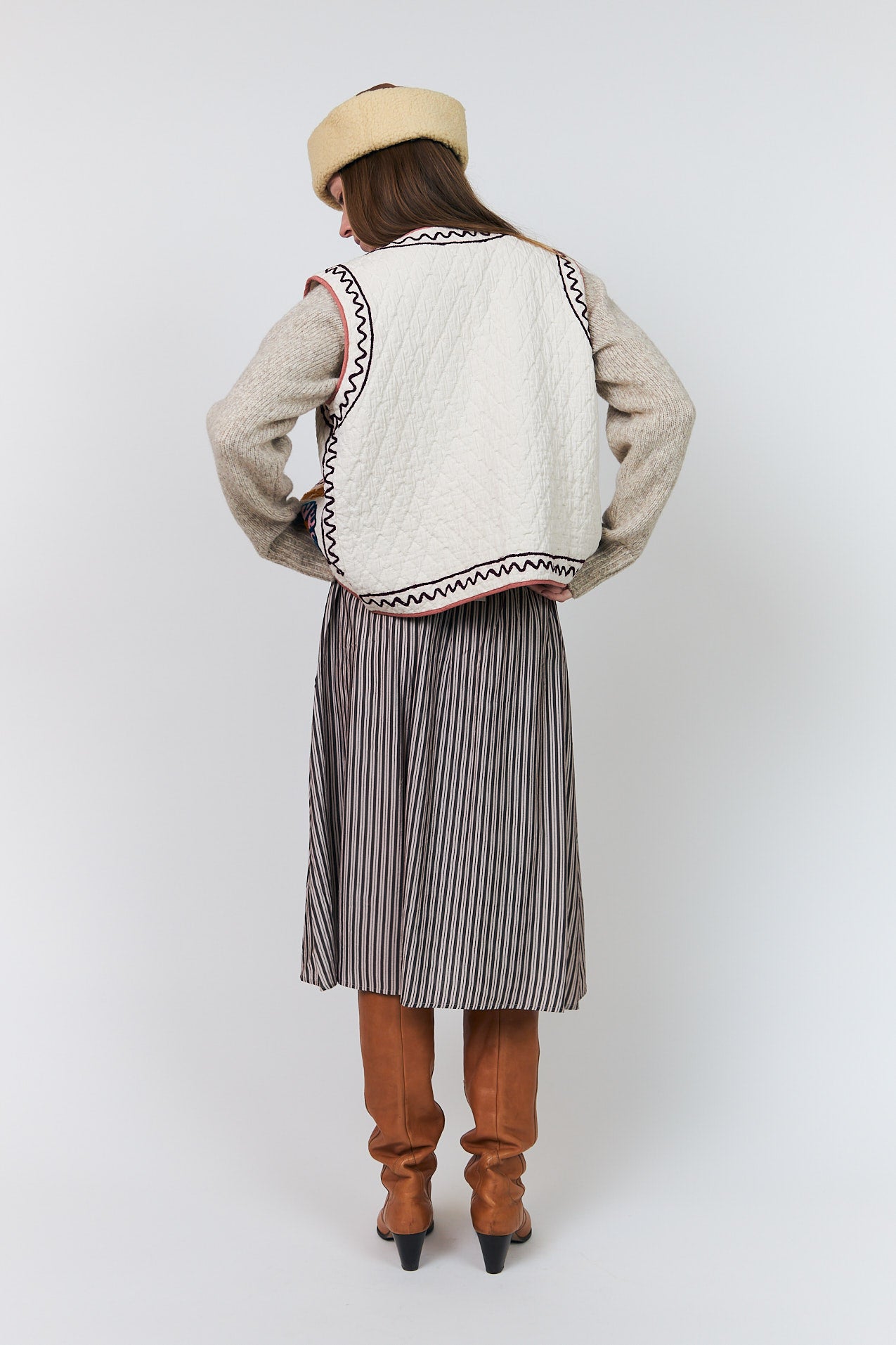 Lollys Laundry HoneyLL Vest Vest 02 Creme
