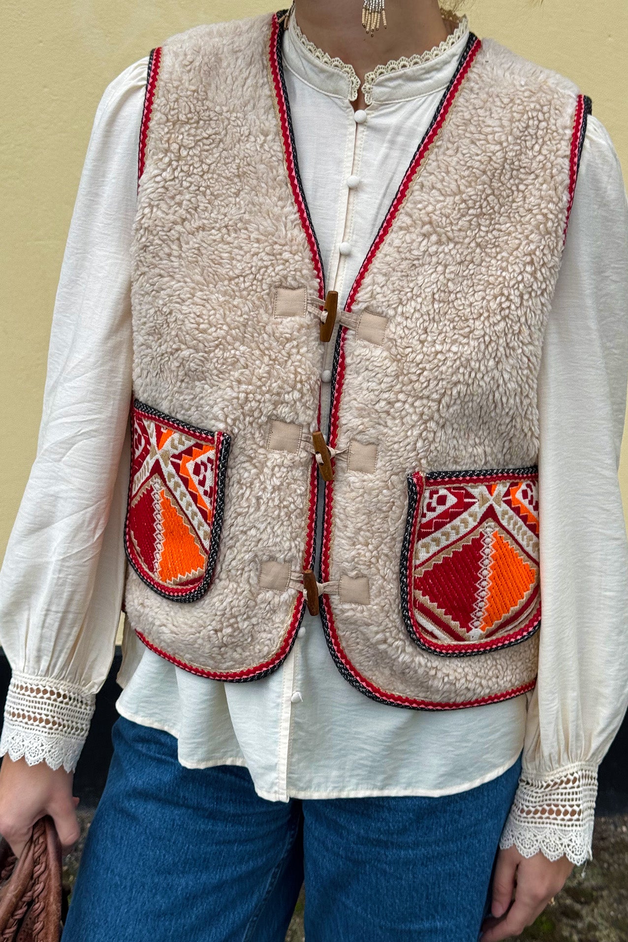 Lollys Laundry HugoLL Teddy Vest Vest 30 Red