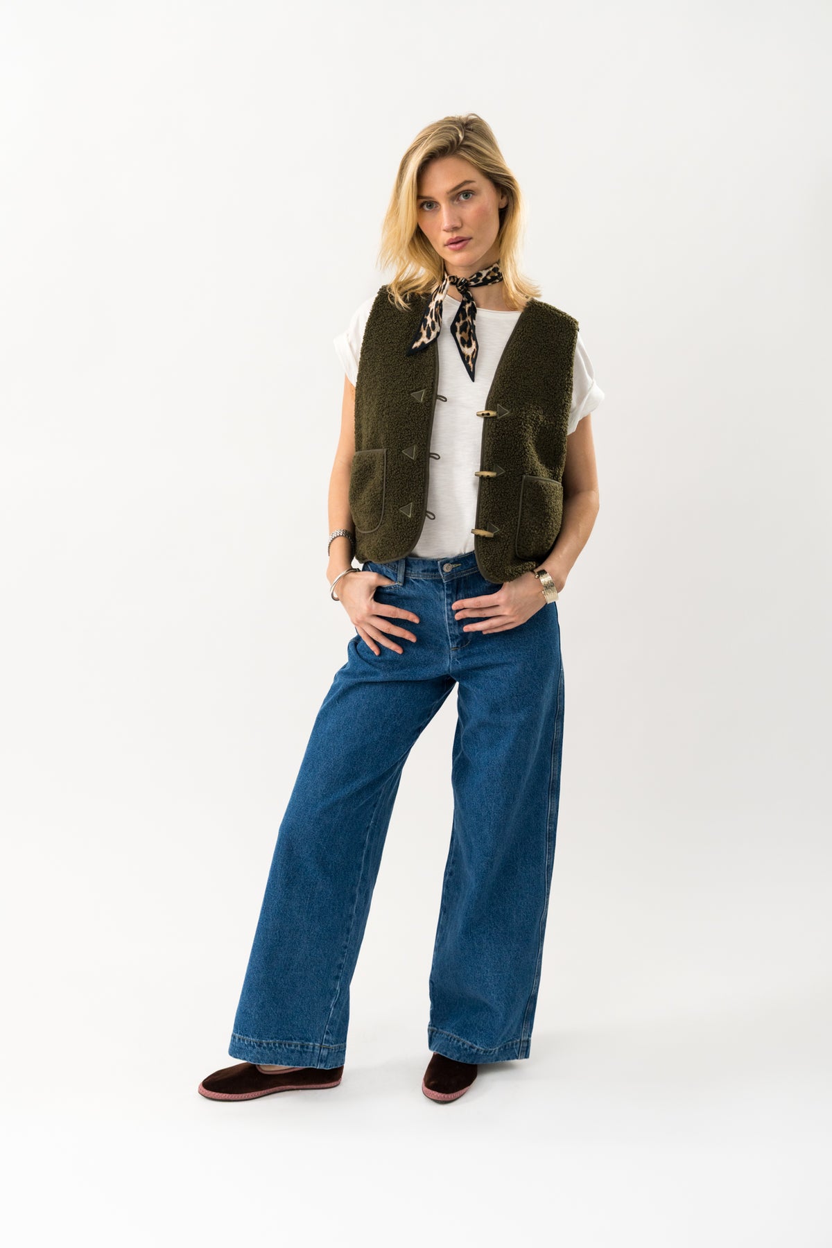 Lollys Laundry HugoLL Vest Vest 42 Dark Green