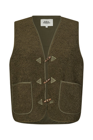 Lollys Laundry HugoLL Vest SL Vest 42 Dark Green