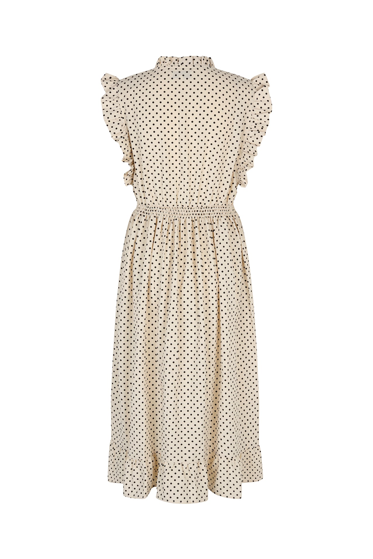 Lollys Laundry IdinaLL Midi Dress Dress 02 Creme