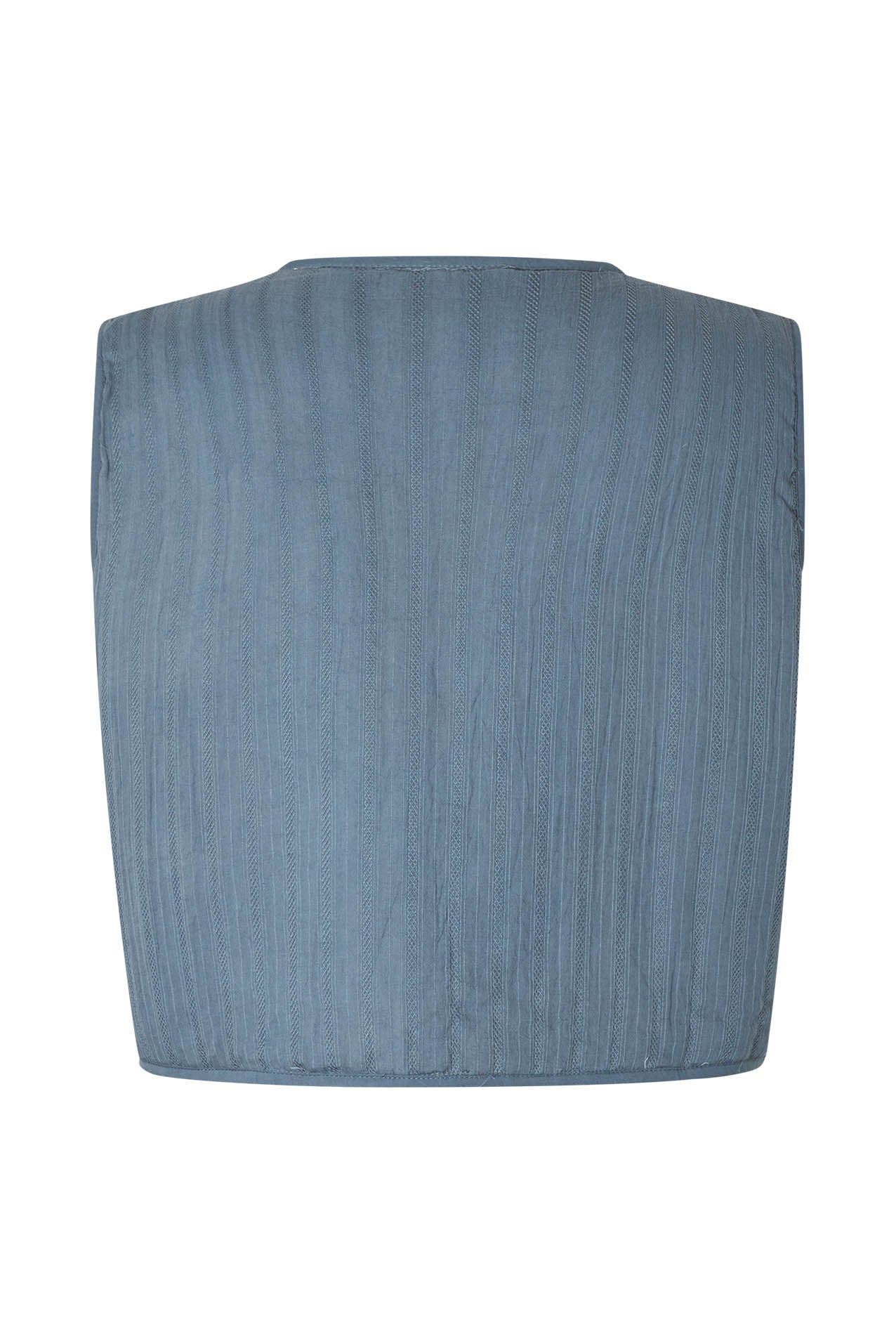 Lollys Laundry IlsaLL Vest Vest 29 Dusty Blue