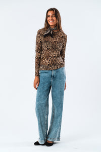 IrieLL Blouse LS - Leopard Print