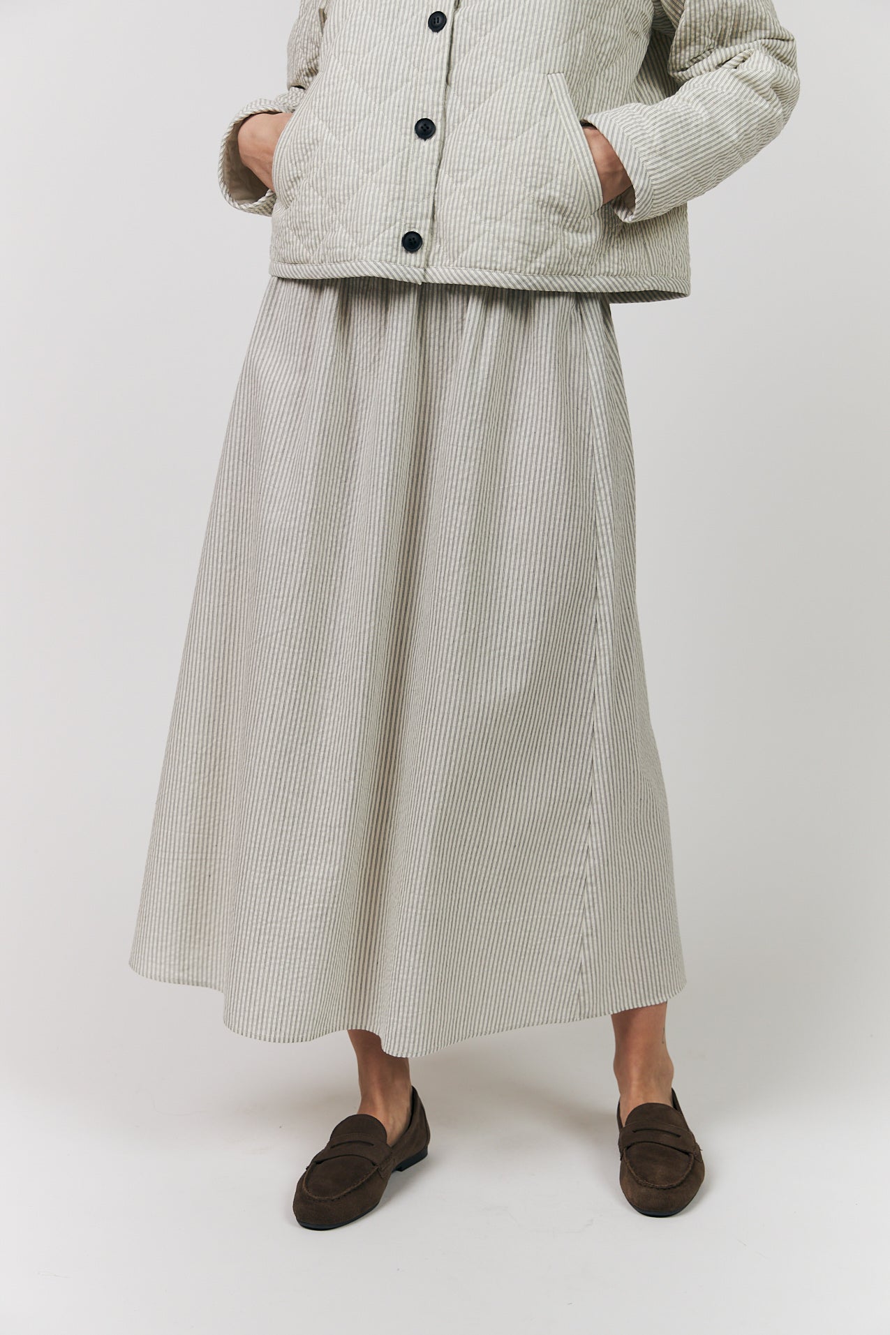 IslaLL Maxi Skirt - Stripe