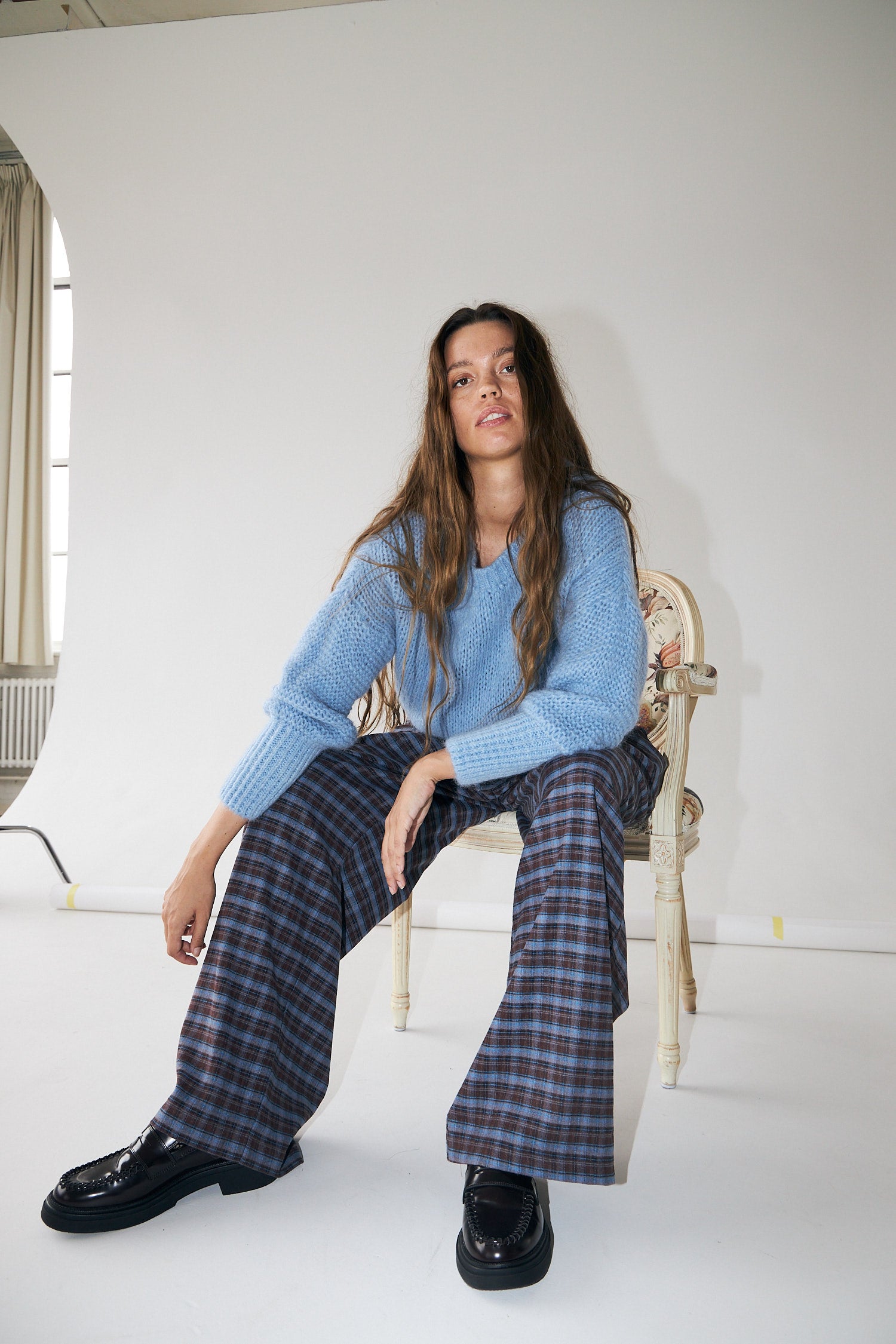 IsoldeLL Knit Jumper - Light Blue