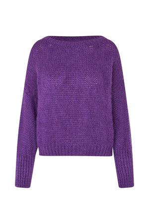 Lollys Laundry IsoldeLL Knit Jumper Jumper 50 Dark Lavender