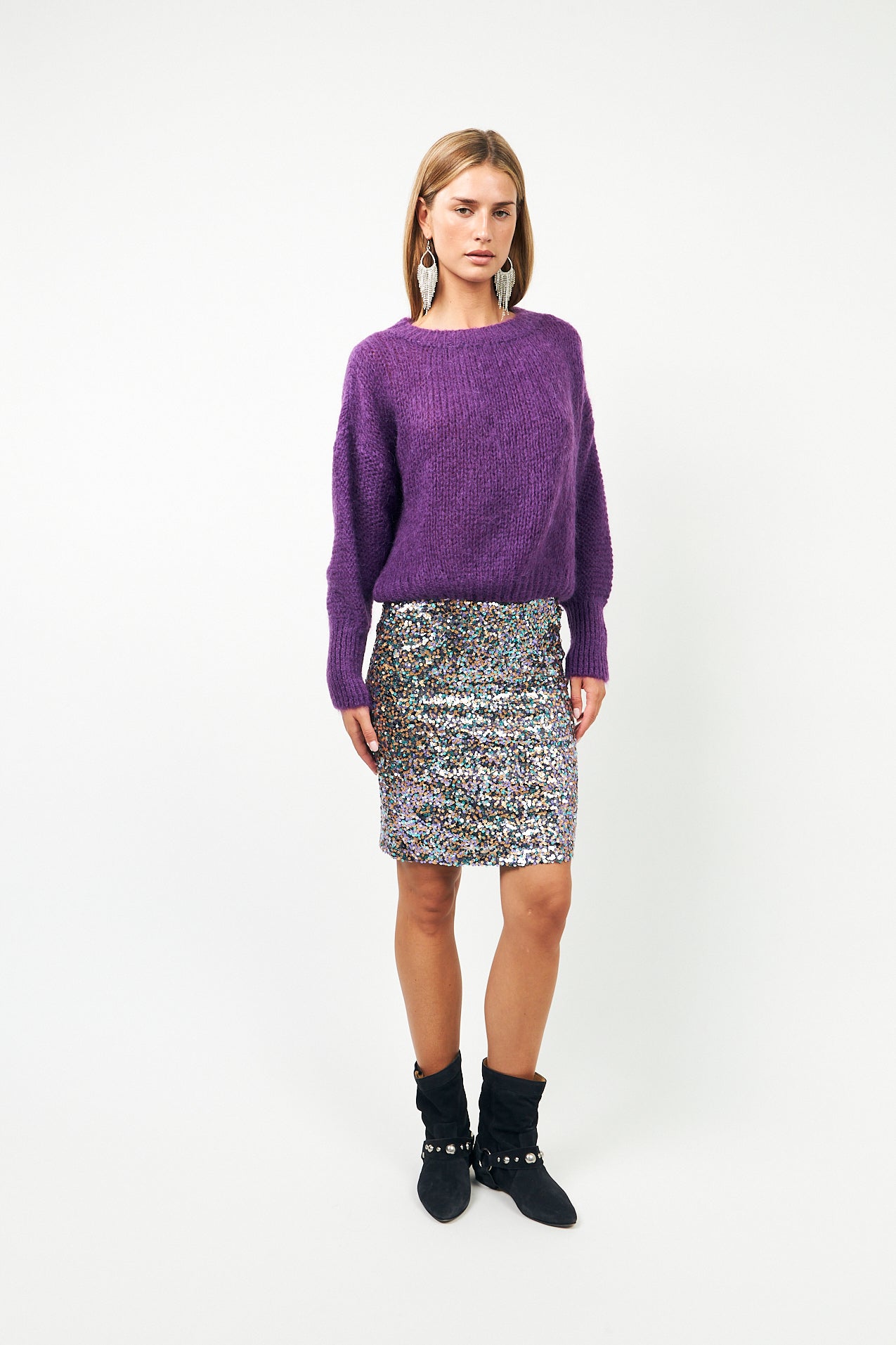 IsoldeLL Knit Jumper - Dark Lavender