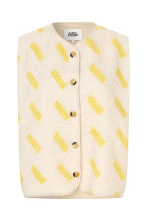 Lollys Laundry JaceLL Vest Vest 93 Light Yellow
