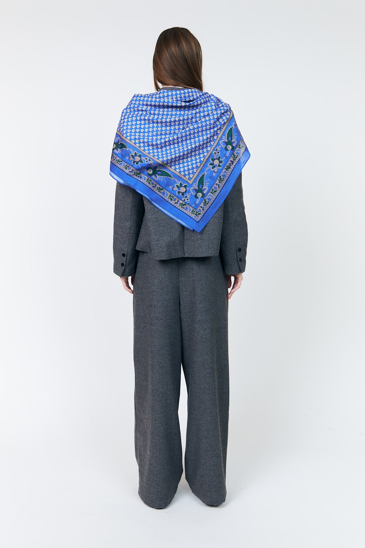 Lollys Laundry JennaLL Big Scarf Scarf 20 Blue