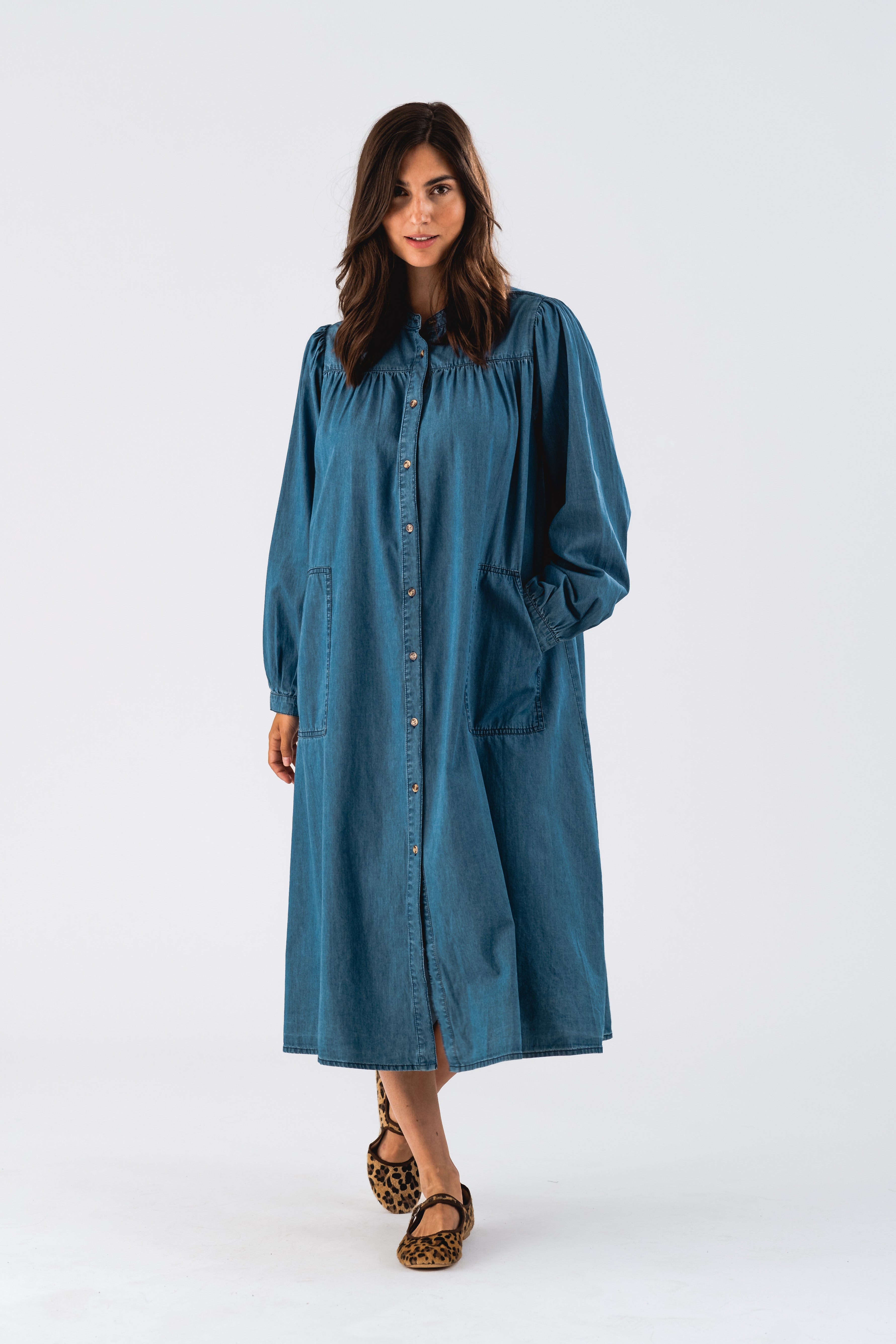 Lollys Laundry JessLL Dress LS Dress 20 Blue