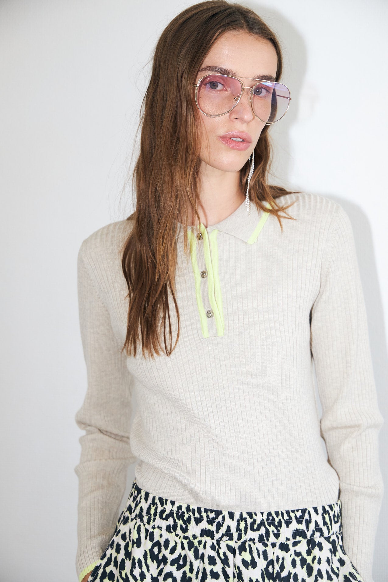 JulioLL Knit Polo - Beige