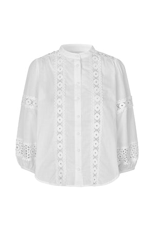 Lollys Laundry JuneLL Shirt LS Shirt 01 White