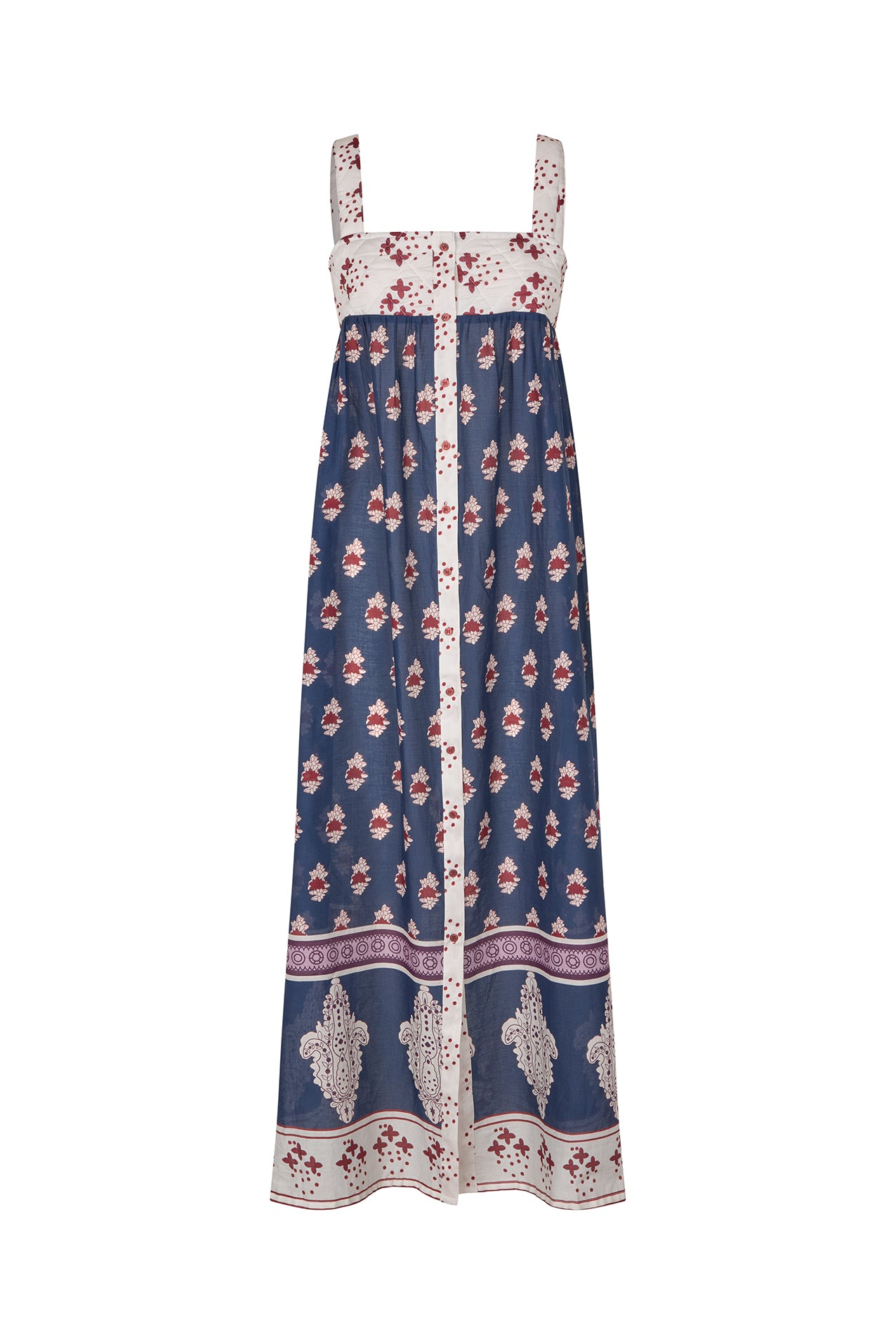 Lollys Laundry KiaLL Maxi Dress SL Dress 23 Dark Blue