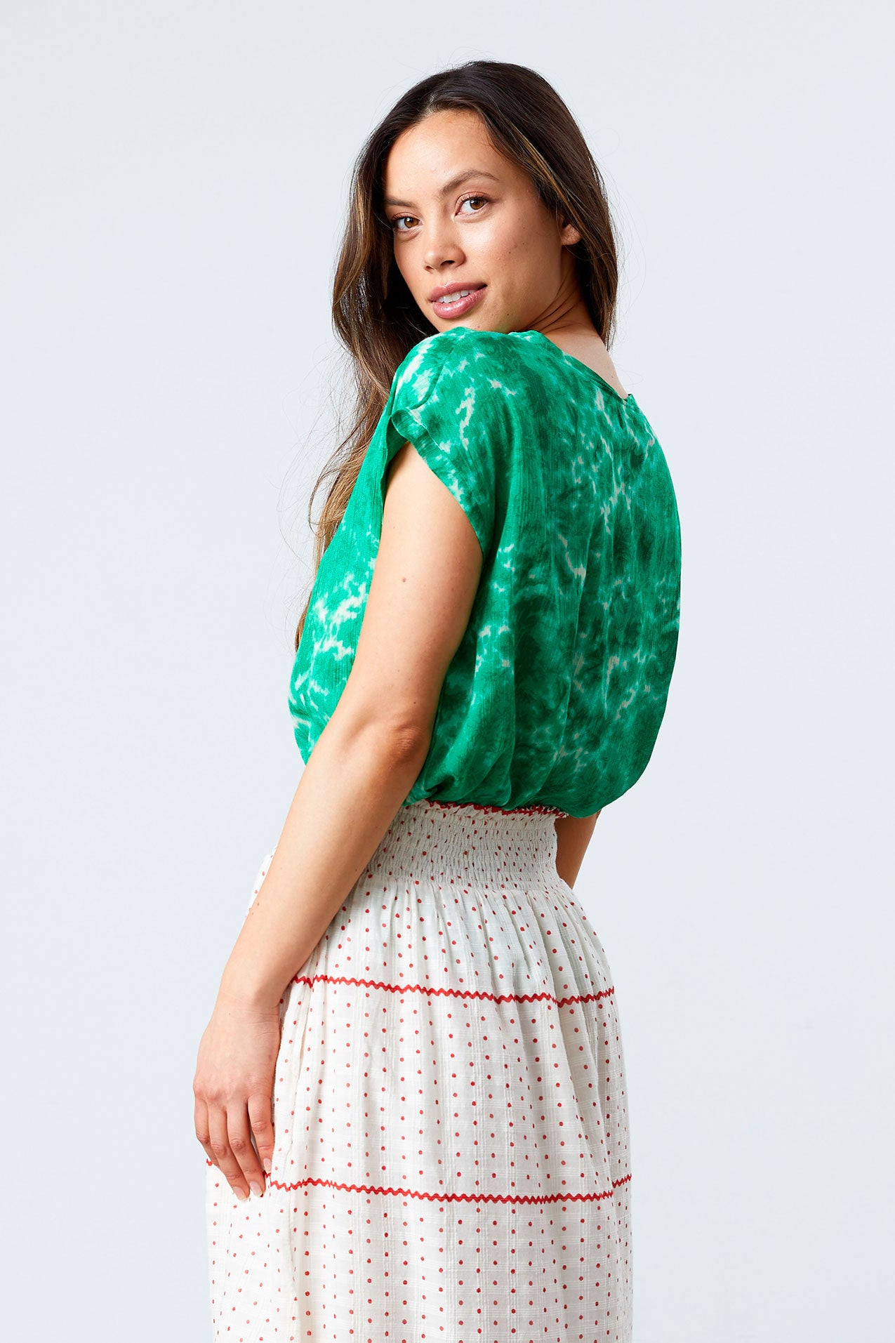 Lollys Laundry Krystal Top Top 40 Green