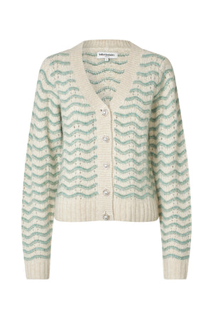 Lollys Laundry LanoLL Cardigan Knit Cardigan 49 Dusty Green