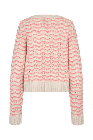 Lollys Laundry LanoLL Cardigan Knit Cardigan 51 Pink