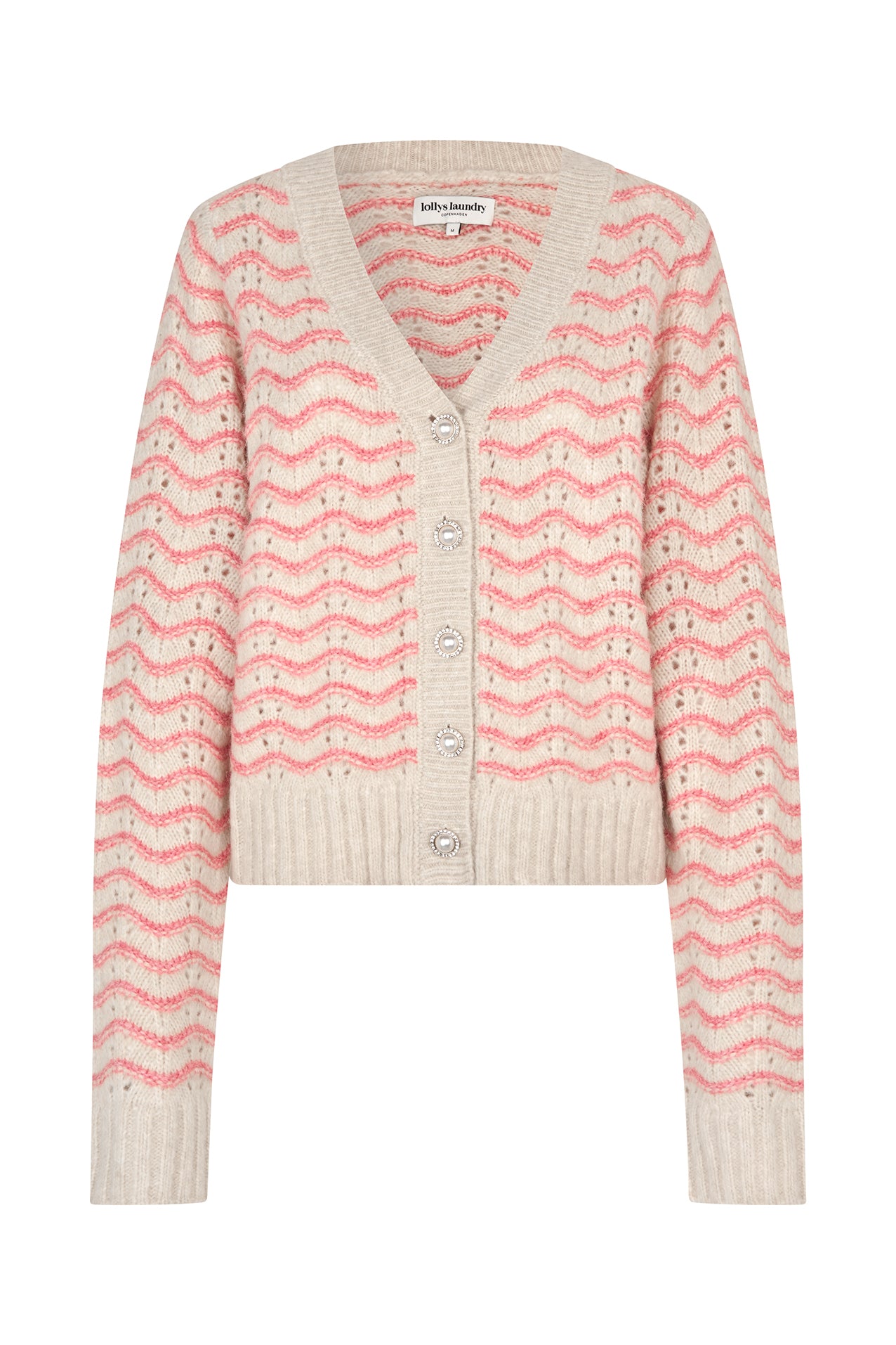 Lollys Laundry LanoLL Cardigan Knit Cardigan 51 Pink