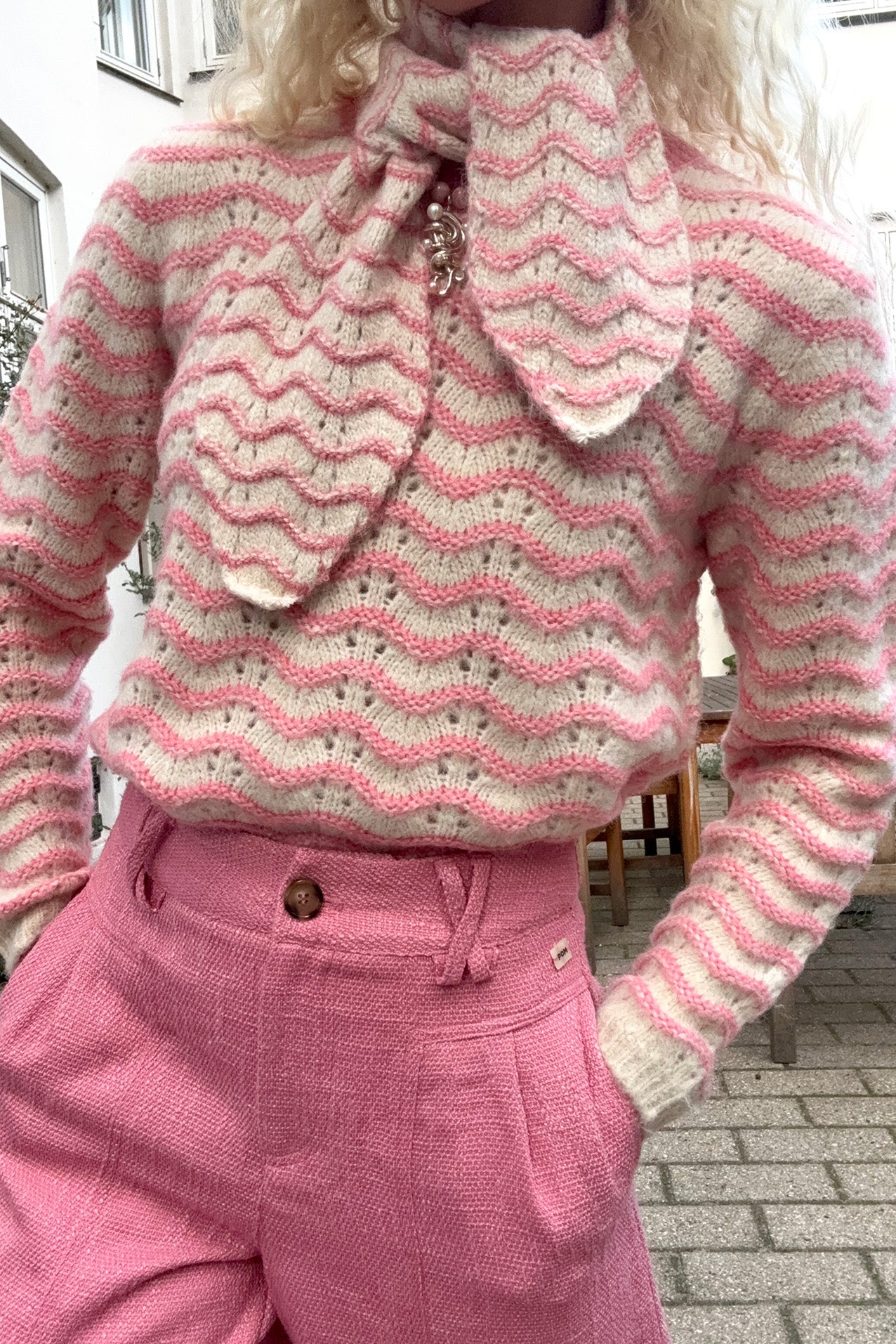 LanoLL Jumper Knit - Pink