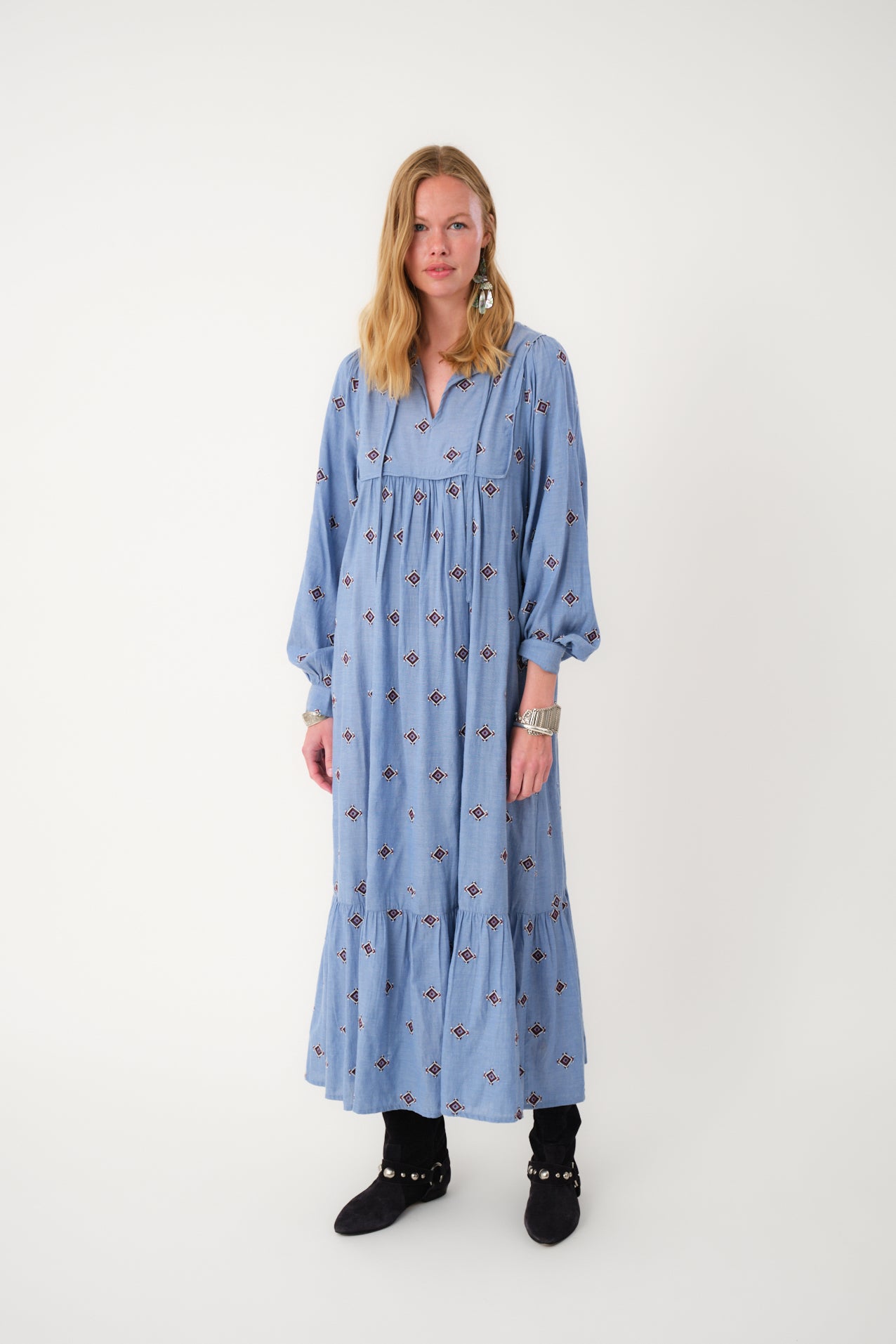 Lollys Laundry LatourLL Maxi Dress Dress 22 Light Blue