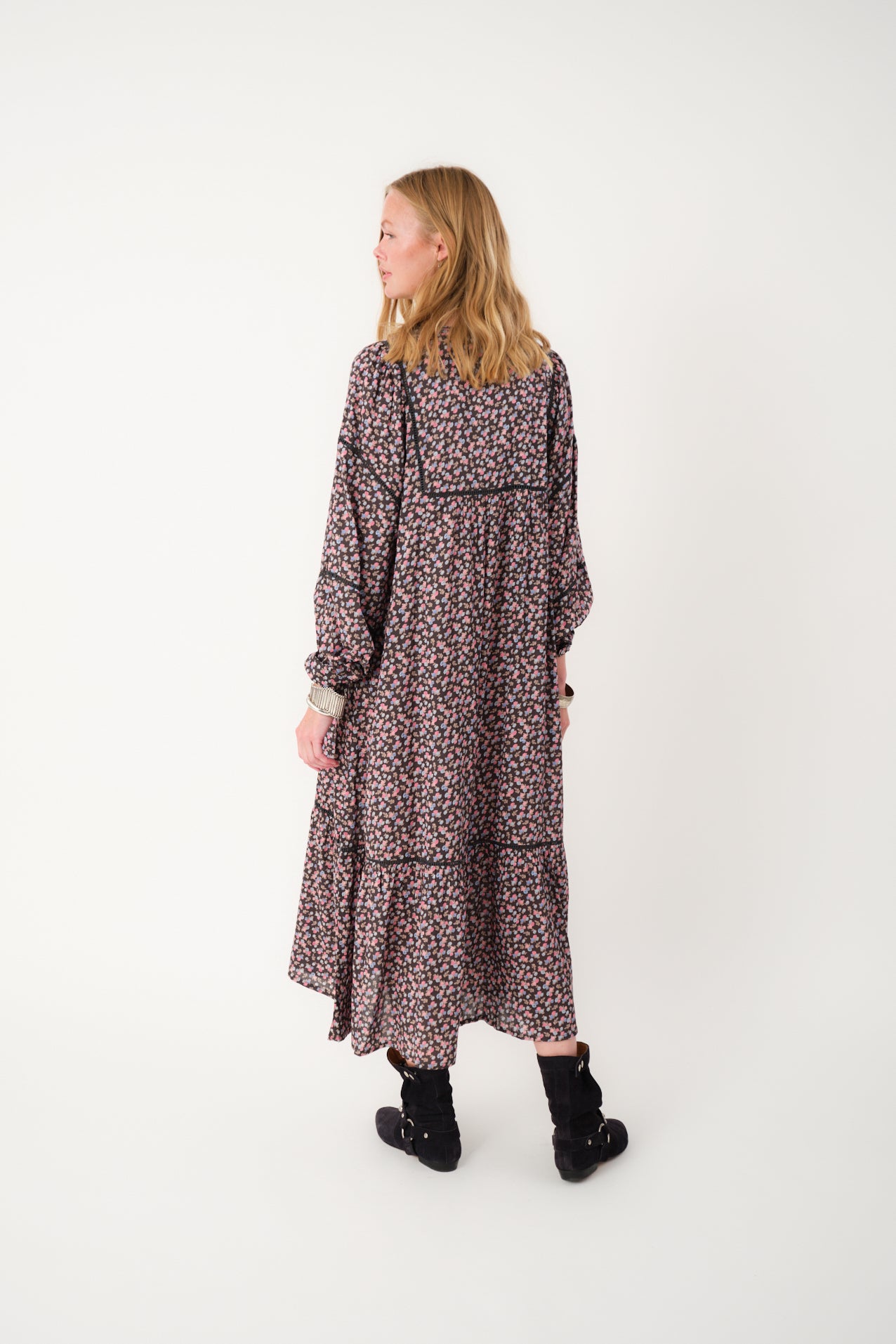 Lollys Laundry LatourLL Maxi Dress Dress 18 Washed Black
