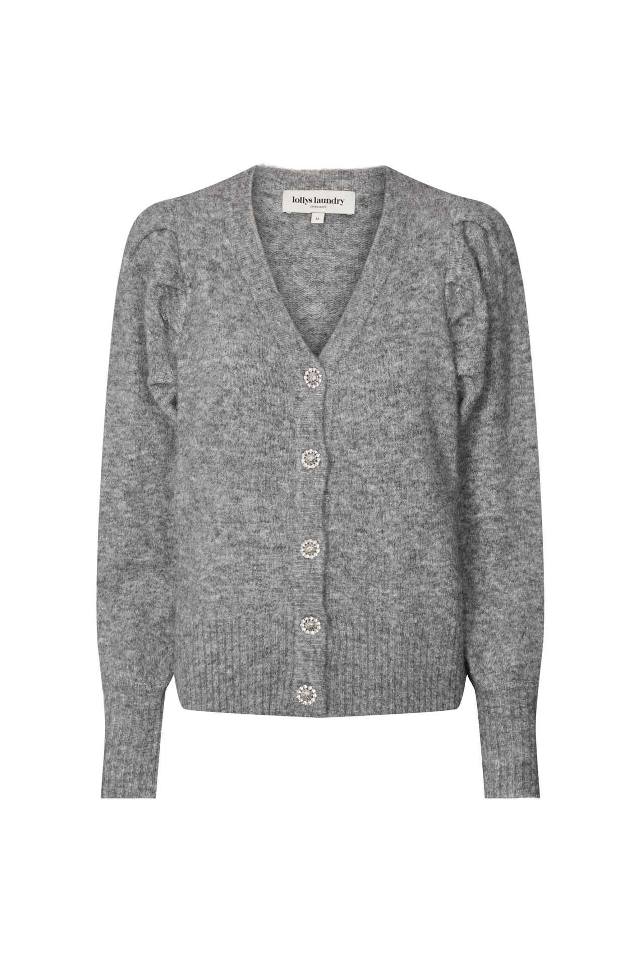 Lollys Laundry Laura Cardigan Cardigan 15 Dark Grey Melange