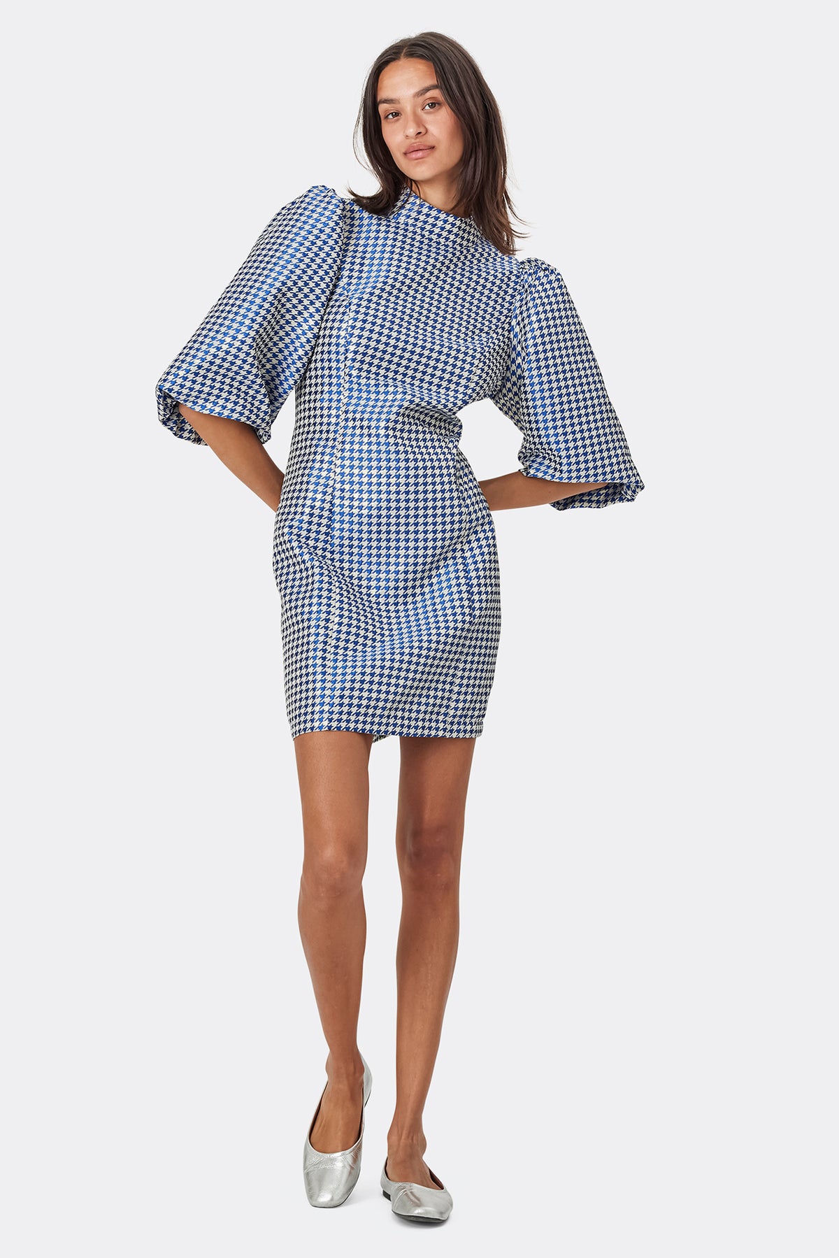 Lollys Laundry LausanneLL Short Dress SS Dress 79 Check Print