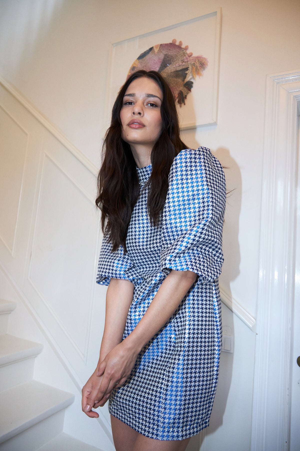 Lollys Laundry LausanneLL Short Dress SS Dress 79 Check Print