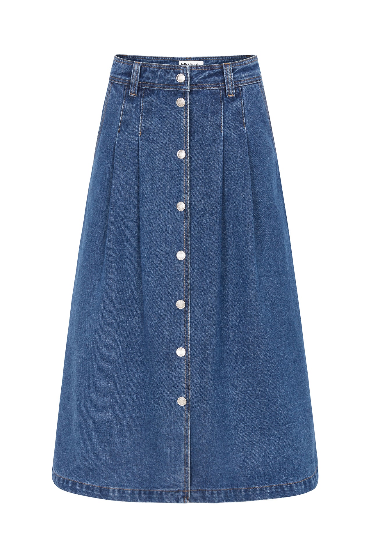 Lollys Laundry LennonLL Midi Skirt Skirt 23 Dark Blue