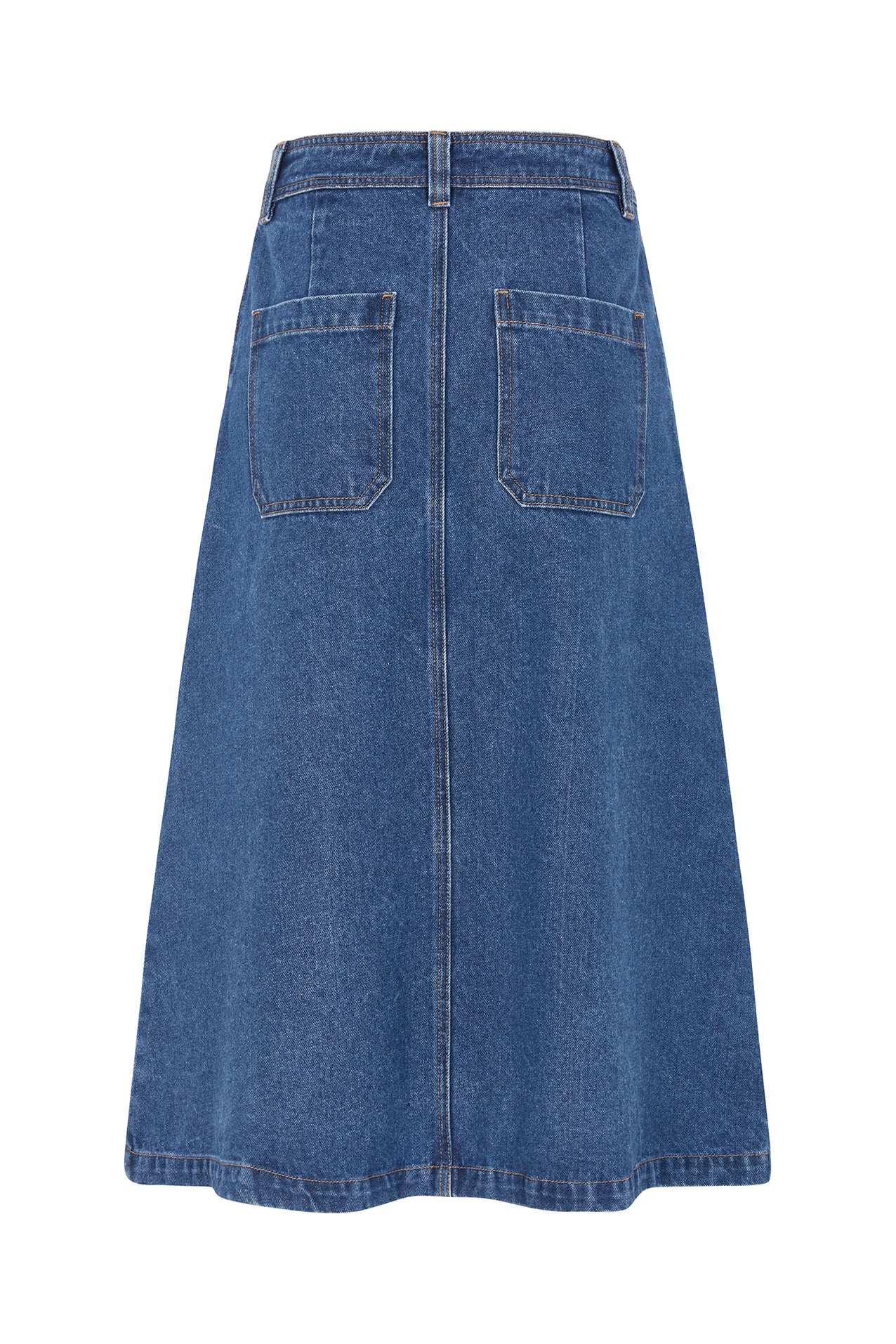 Lollys Laundry LennonLL Midi Skirt Skirt 23 Dark Blue