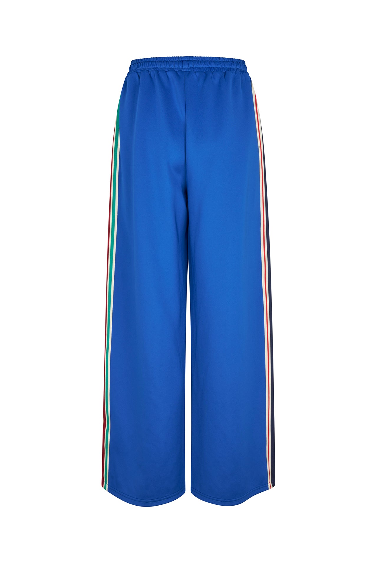 Relaxed blue pants with sporty stripes | Lollys Laundry