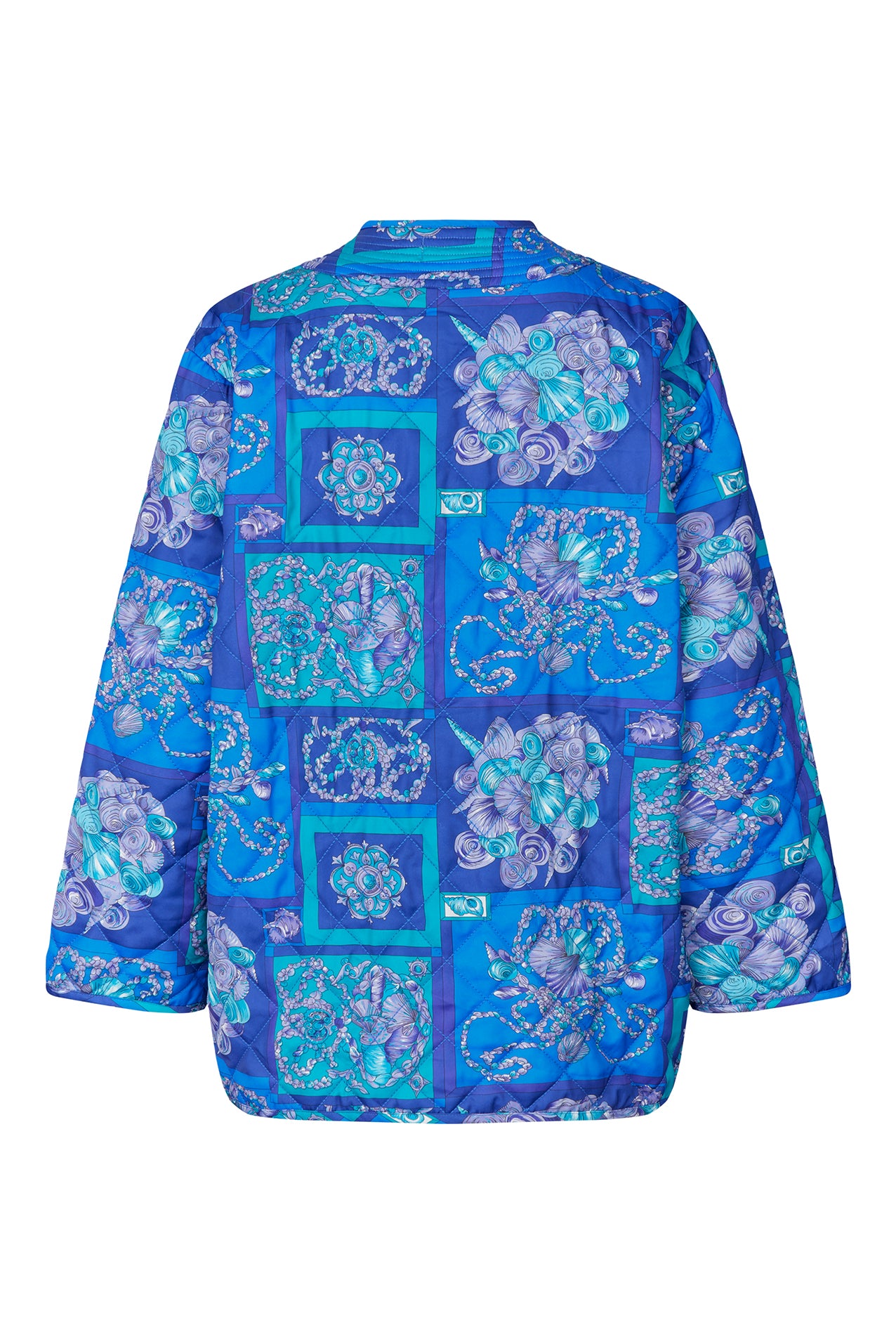 LilyLL Quilted Jacket LS - Blue – LOLLYS LAUNDRY