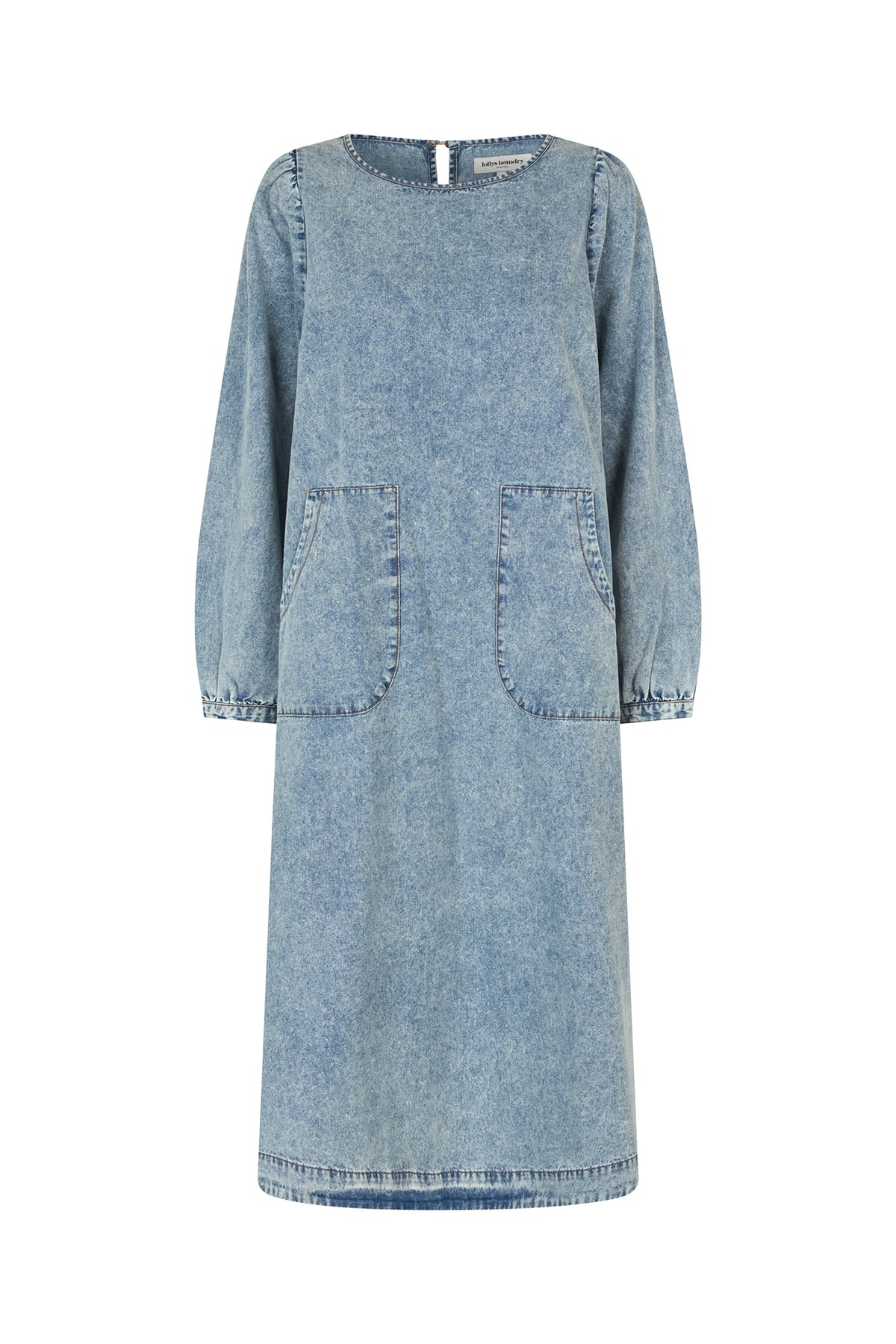 Lollys Laundry LucasLL Midi Dress Dress 100 Washed Denim