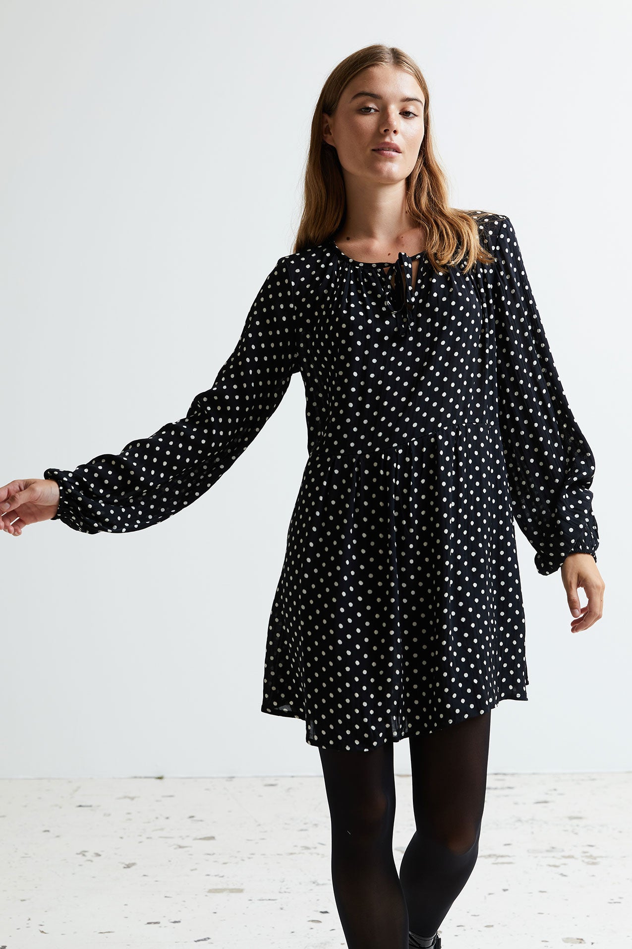 Lollys Laundry Lucca Tunic Dress 76 Dot Print