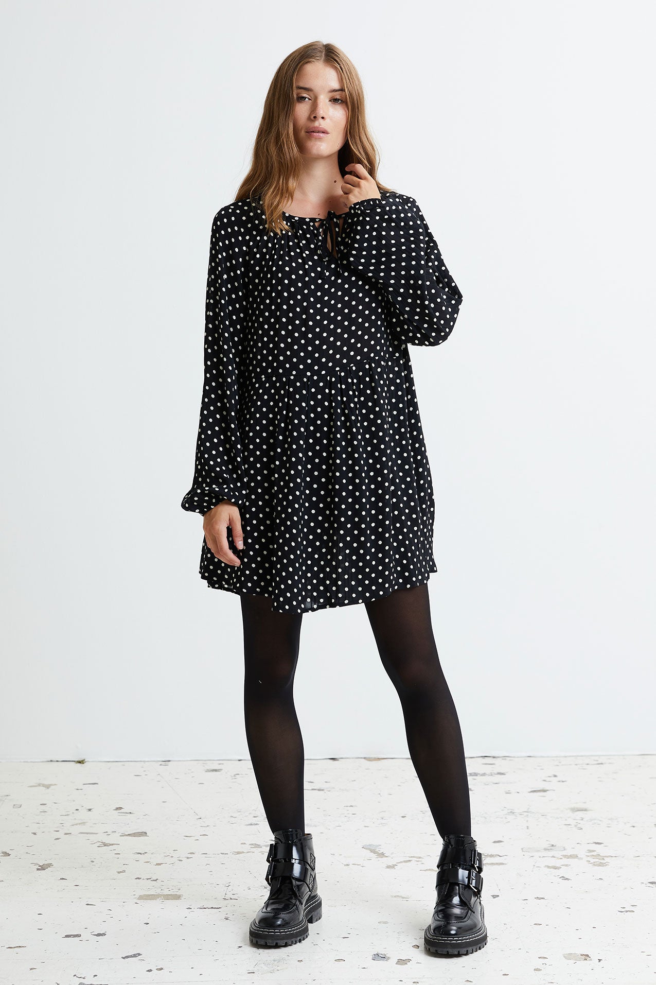 Lollys Laundry Lucca Tunic Dress 76 Dot Print