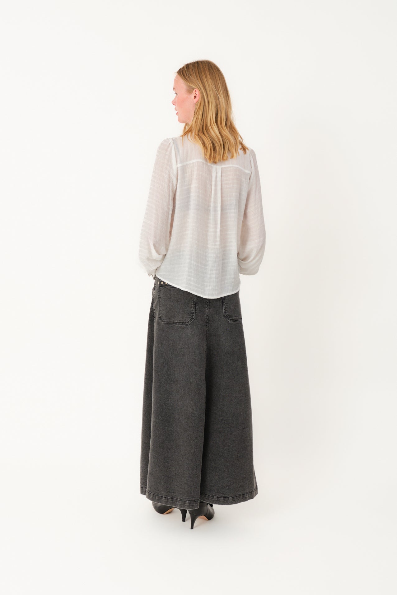 Lollys Laundry LunaLL Maxi Skirt Skirt 18 Washed Black