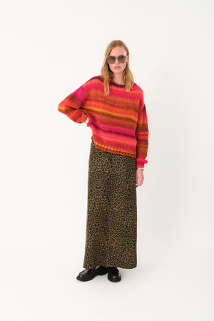 Lollys Laundry LunaLL Maxi Skirt Skirt 72 Leopard Print