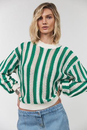 Lollys Laundry LusaLL Knit Jumper Jumper 40 Green