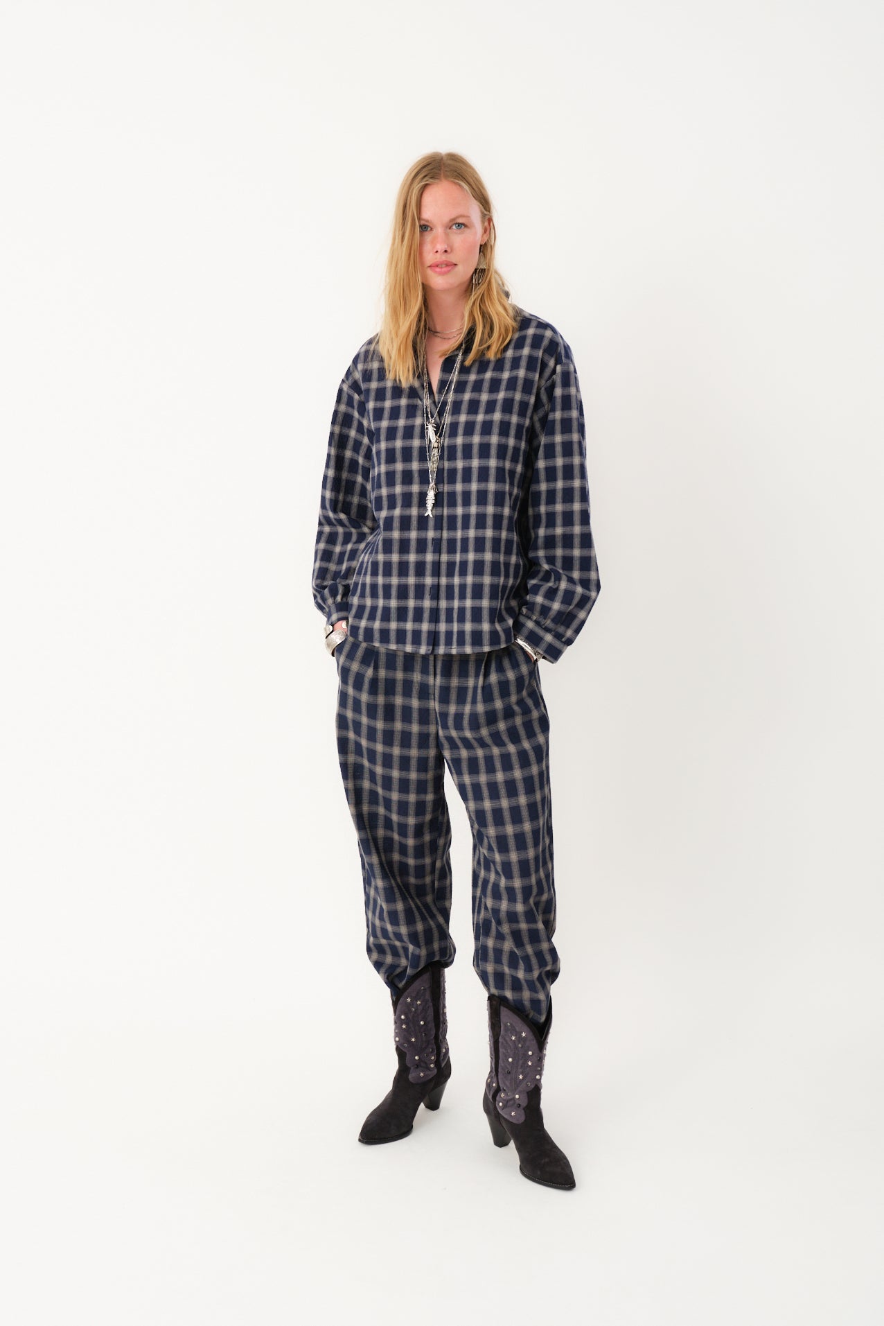 Lollys Laundry MaisieLL Pants Pants 23 Dark Blue