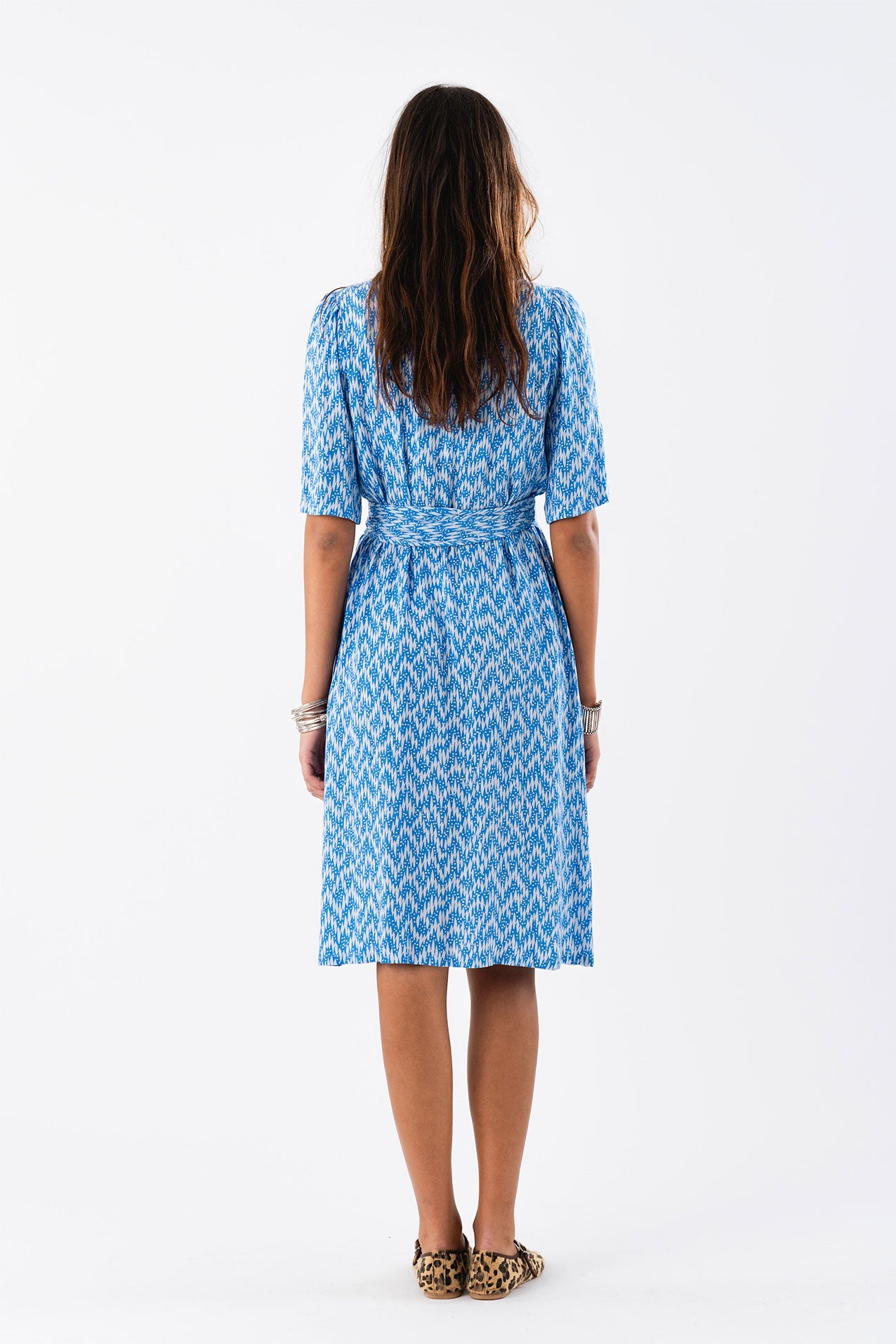 MataLL Midi Dress - Blue