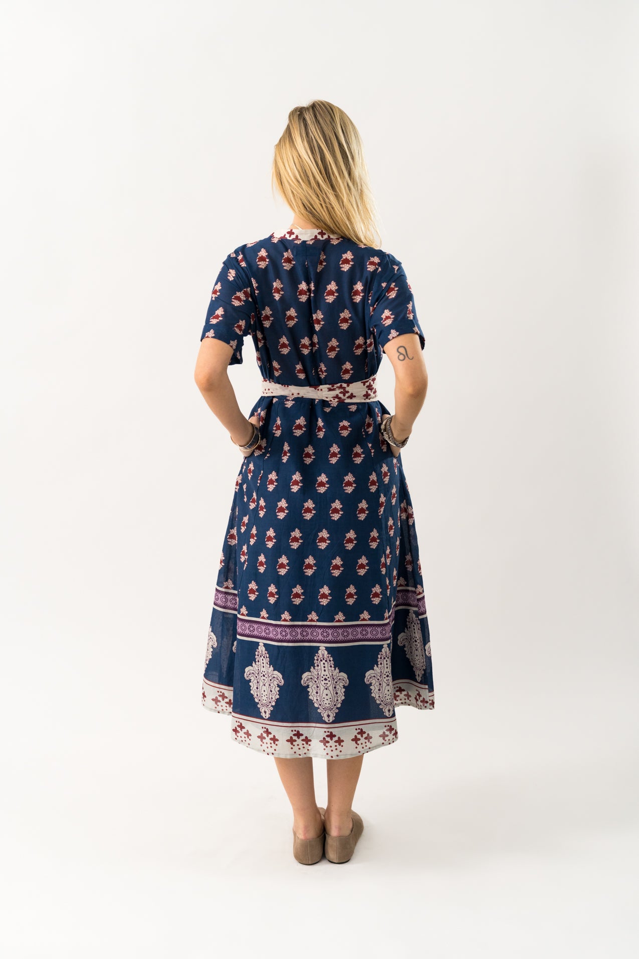 Lollys Laundry MataLL Midi Dress SS Dress 23 Dark Blue