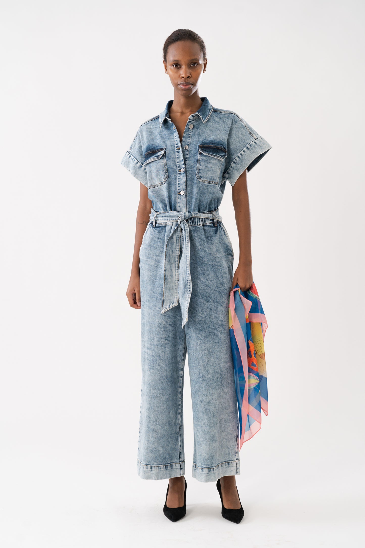 Lollys Laundry MathildeLL Jumpsuit SS Jumpsuit 20 Blue